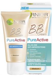 Garnier Pure Active BB Cream 50ml Medium