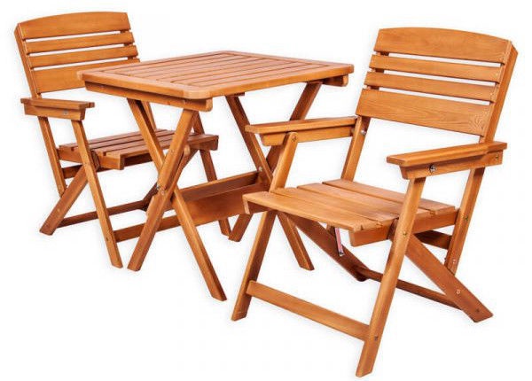 Välimööbli komplekt Folkland Timber Heini, pruun, 2 istekohta