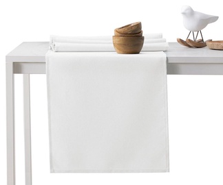 DecoKing Pure HMD Tablecloth White 30x100cm