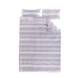 Комплект постельного белья Domoletti H7125, серый, 160x200 cm