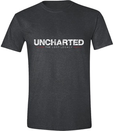 Licenced Uncharted The Lost Legacy Logo T-Shirt Grey L