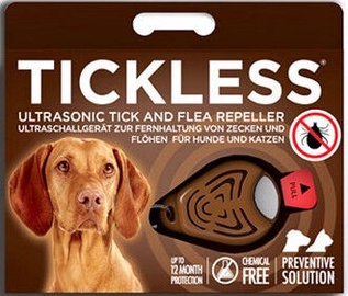 Устройство для удаления клещей Tickless Pet Ultrasonic Tick & Flea Repeller Brown