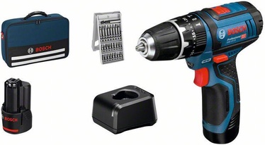 Дрель Bosch GSB 12V-15 2x2.0Ah 25 ACC GAL, 12 В
