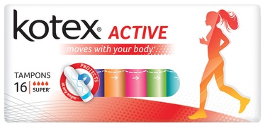 Kotex Active Super Tampons 16pcs