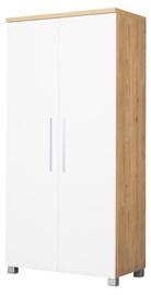 Bodzio Wardrobe Panama PA02 White/Dark Sonoma Oak