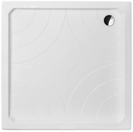 Roth Cola P Shower Tray White 800x170x800mm