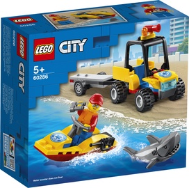 Konstruktorius LEGO City paplūdinio gelbėtojai 60286