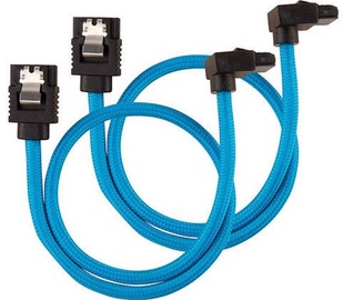 Juhe Corsair Premium Sleeved SATA Cable 30 Blue