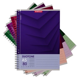 ErichKrause Wirebound Notebook Duotone Next 80 Sheets A5