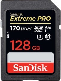 Atmiņas karte SanDisk Extreme Pro 256GB Class 10 UHS-I, 128 GB