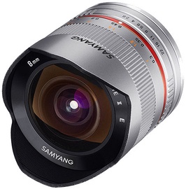 Samyang 8mm F2.8 UMC Fish-eye II Fuji X Silver