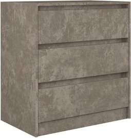 Kumode Top E Shop Karo K3 Concrete, 70x43x78 cm