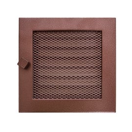 Решетка камина NORDFlam Fireplace Grill 170x170mm with Blinds Copper