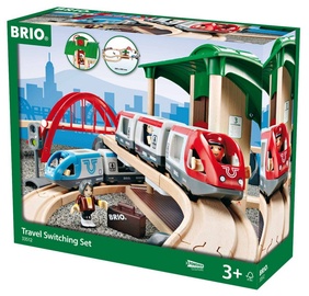 Rotaļu vilciens Brio Rail Travel Switching Set 33512, daudzkrāsaina