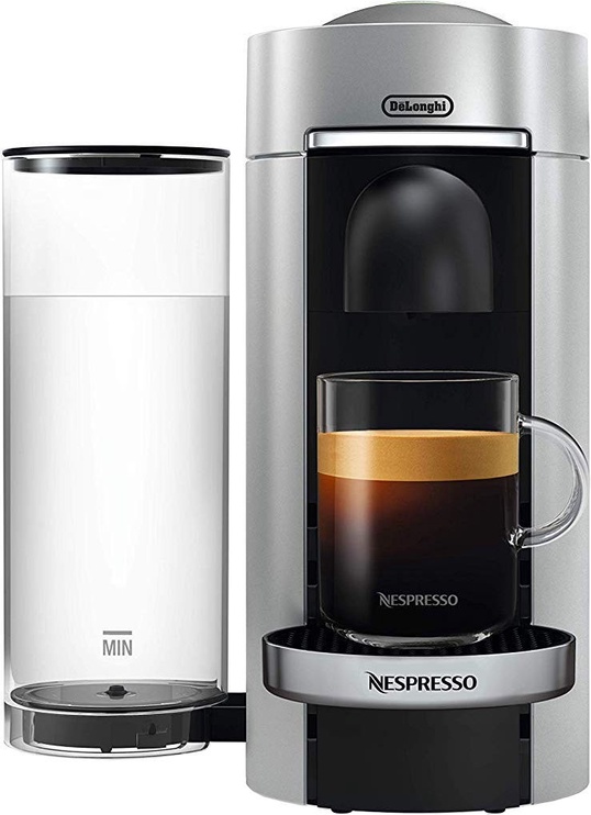 Kapsulinis kavos aparatas DeLonghi Nespresso VertuoPlus Deluxe ENV155, sidabro