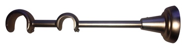 Kardinapuu seinakinnitus 21cm ø19/25, satiin