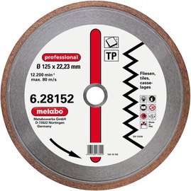 Metabo TP 125x22.23mm Tile Diamond Disc