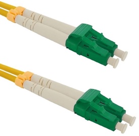 Qoltec LC-APC Optic Patch Cable Yellow 5m