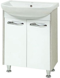 Sanservis Sirius-60 Cabinet with Basin Arteco-60 Orfeo 60x84.5x44cm