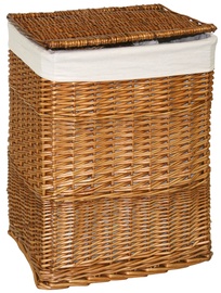 Home4you Laundry Basket Max 45x34xH59cm Light Brown