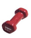 TKO Vinyl Dumbbell 0.5kg Red