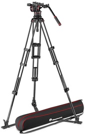 Manfrotto Nitrotech N12 Video Head With Twin Leg Tripod GS 100/75mm