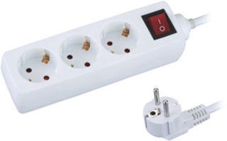 Удлинитель Okko Power Strip 3-Outlet 250V 16A 3m White