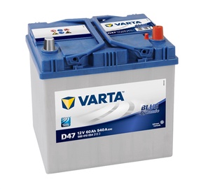 Аккумулятор Varta BD D47, 12 В, 60 Ач, 540 а