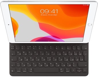 Клавиатура Apple Smart Keyboard RU, черный, беспроводная