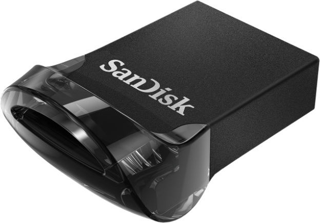 USB zibatmiņa SanDisk Ultra Fit USB 3.1, melna, 256 GB