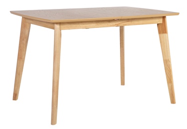 Обеденный стол c удлинением Home4you Jonna 10514, дубовый, 120 - 160 см x 80 см x 76 см