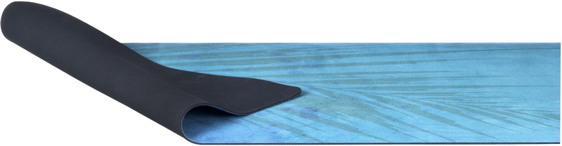 Коврик для фитнеса и йоги Mis Yoga, синий, 183 см x 61 см