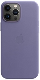 Чехол Apple iPhone 13 Pro Max Leather Case with MagSafe, apple iphone 13 pro max, фиолетовый