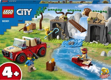 Конструктор LEGO City Спасательный внедорожник для зверей 60301, 157 шт.