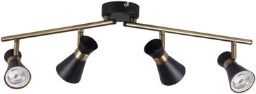 Kanlux Mileno EL-4I B-AG Ceiling Lamp Black/Gold 4x35W GU10