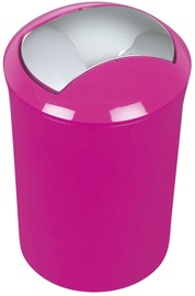 Atkritumu tvertne Spirella Sydney Pink/Silver, 5 l