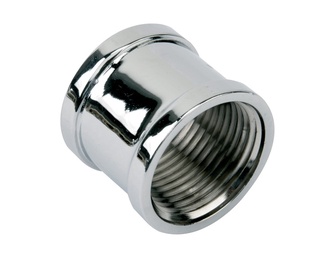 Муфта TDM Brass 600.60/220C Connector V/V 3/4" Chrome