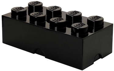 Uzglabāšanas kaste LEGO® Storage Brick 8 Large, 12.1 l, melna, 50 x 25 x 18 cm