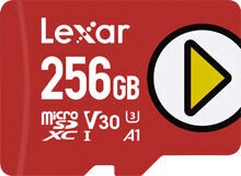 Atmiņas karte Lexar Play, 256 GB