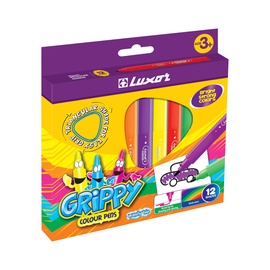 Luxor Grippy Colour Pens 1212