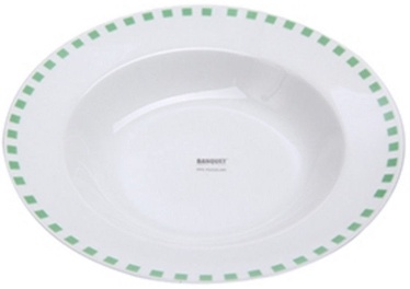 Banquet Cubito Soup Plate 21.6cm Green