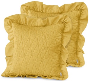 AmeliaHome Tilia Pillowcase Honey 45x45cm 2pcs