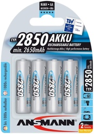 Ansmann Rechargeable Battery NiMh Mignon AA 2850mAh 4pcs