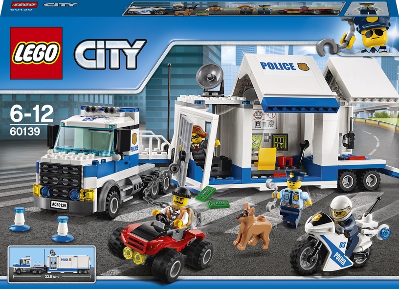 Konstruktor LEGO City Mobiilne juhtimiskeskus 60139, 374 tk