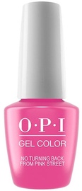 Лак-гель OPI GelColor No Turning Back From Pink Street, 15 мл