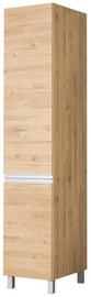 Нижний кухонный шкаф Bodzio Monia, коричневый, 400 мм x 590 мм x 2070 мм