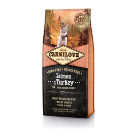 Sausā suņu barība Carnilove Puppy, lasis, 12 kg