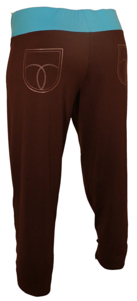 3/4 püksid, naistele Bars, sinine/pruun, XL