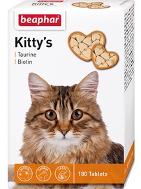 Barības piedevas, vitamīni kaķiem Beaphar Kittys with Taurin/Biotin 180 Tablets