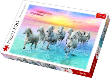 Puzle Trefl Galloping White Horses 37289, 500 gab.